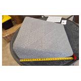 Brentwood Home Triangle Pillow Wedge - Cooling Memory Foam Top, Light Grey