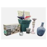 "Bringhten up a room with Tuscany Teal, Lot NWT from DG."