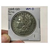 1884-O/O Morgan Silver Dollar