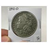 1892-O Morgan Silver Dollar