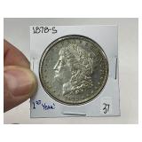 1878-S Morgan Silver Dollar