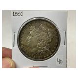 1881 Morgan Silver Dollar