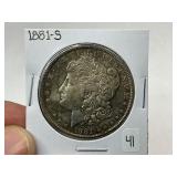 1881-S Morgan Silver Dollar