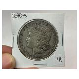1890-S Morgan Silver Dollar