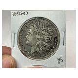 1885-O Morgan Silver Dollar