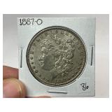 1887-O Morgan Silver Dollar