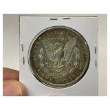 1896 "8 in Denticle" Morgan Silver Dollar