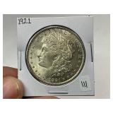 1921 Morgan Silver Dollar