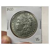 1900 Morgan Silver Dollar