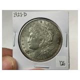 1921-D Morgan Silver Dollar