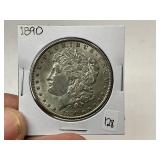 1890 Morgan Silver Dollar