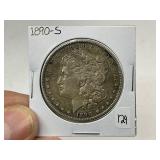 1890-S Morgan Silver Dollar