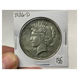 1926-D Peace Silver Dollar
