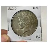 1926-D Peace Silver Dollar