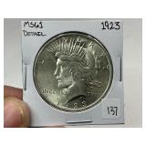 1923 Peace Silver Dollar