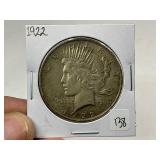 1922 Peace Silver Dollar