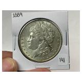 1889 Morgan Silver Dollar