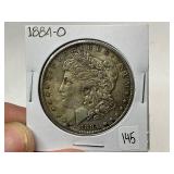 1884-O Morgan Silver Dollar