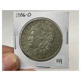 1886-O Morgan Silver Dollar