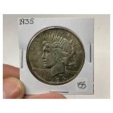 1935 Peace Silver Dollar