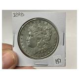 1898 Morgan Silver Dollar