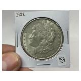 1921 Morgan Silver Dollar