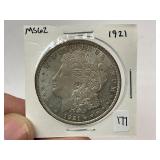 1921 Morgan Silver Dollar