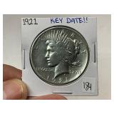1921 Peace Silver Dollar