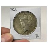 1922 Peace Silver Dollar