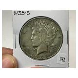 1935-S Peace Silver Dollar