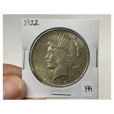 1922 Peace Silver Dollar