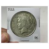 1922 Peace Silver Dollar