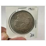 1921 Morgan Silver Dollar