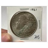 1921 Morgan Silver Dollar