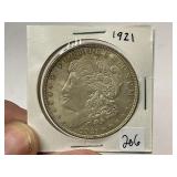 1921 Morgan Silver Dollar