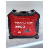 Used PREDATOR 3500 Watt SUPER QUIET Inverter Generator w/ CO SECURE Tech