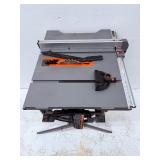RIDGID R4518 15 Amp 10 in. Portable Corded Jobsite Table Saw with Folding Stand