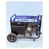 Powerhorse 4000 Watt Portable Gas Generator – 3100 Rated Watts, Low Oil Shutdown, Wheel Kit Included