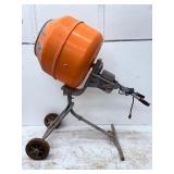 Used YARDMAX YM0146 5.0 Cu. Ft. Portable Electric Concrete Mixer - Great Condition!
