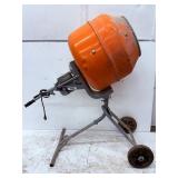 Used YARDMAX YM0146 5.0 Cu. Ft. Portable Electric Concrete Mixer - Great Condition!