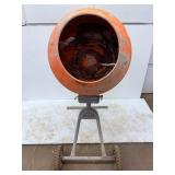 Used YARDMAX YM0146 5.0 Cu. Ft. Portable Electric Concrete Mixer - Great Condition!