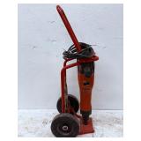 High-Performance Hilti TE 2000-AVR electric jackhammer. This heavy-duty, 15-amp concrete breaker is renowned in the construction industry for its robust power and ergonomic design, ideal for demanding