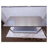 Commercial Grade Stainless Steel Work Prep Table w/ Undershelf.. 60 inches long 24 inches wide and 34 inches high