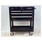 Husky 33 in. 4-Drawer Mechanics Tool Utility Cart (Gloss Black)