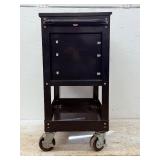 Husky 33 in. 4-Drawer Mechanics Tool Utility Cart (Gloss Black)