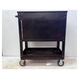 Husky 33 in. 4-Drawer Mechanics Tool Utility Cart (Gloss Black)