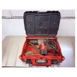 Used Milwaukee 5517-21 1-9/16" SDS Max Rotary Hammer in Case w/ Bits - Powerful 14A Corded Tool. And Assorted Heavy-Duty Demolition Hammer Bits: Point, Flat, Bush Hammer, and Clay Spades (Used)