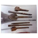 Used Milwaukee 5517-21 1-9/16" SDS Max Rotary Hammer in Case w/ Bits - Powerful 14A Corded Tool. And Assorted Heavy-Duty Demolition Hammer Bits: Point, Flat, Bush Hammer, and Clay Spades (Used)