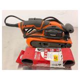 Ultimate Sanding Combo: RIDGID 6.5 Amp Corded 3x18 Belt Sander & Milwaukee M18 Cordless 5" Random Orbit Sander w/ Diablo Belts