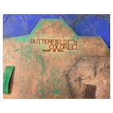 Lot of 14 Butterfield Color Fieldstone Rock Pattern Rigid Concrete Stamping Mats - Made in USA